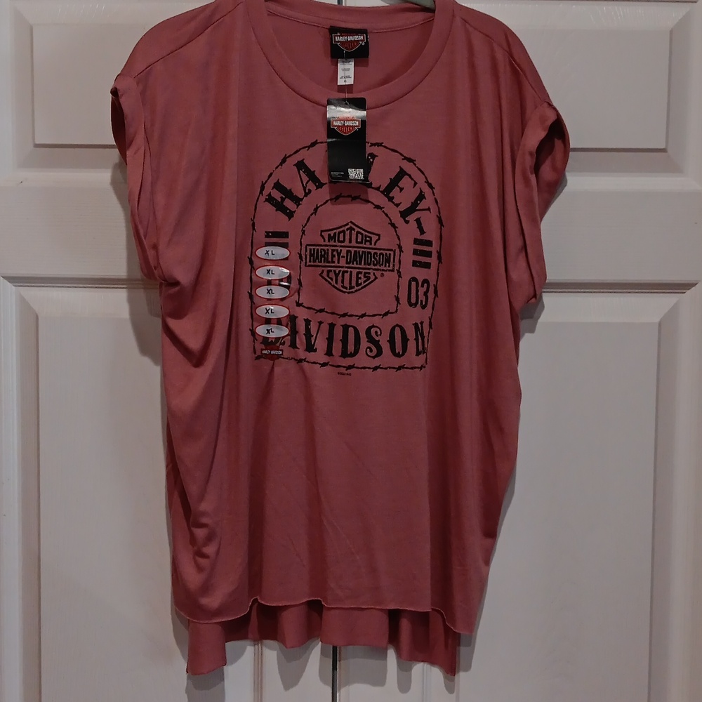 Harley-Davidson Pink Short Sleeve Tee